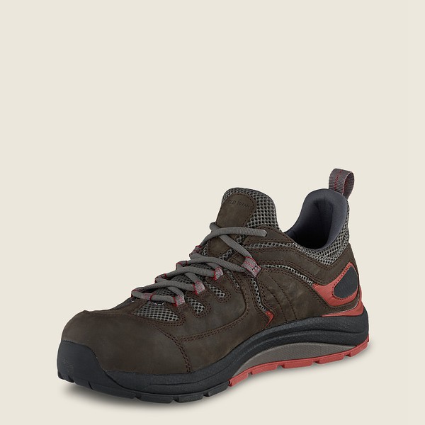 Mens Red Wing Cooltech™ Athletics - Safety Toe - Work Shoes Dark Brown - ZKP016745